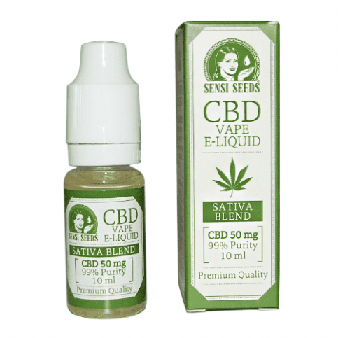 CBD e-liquid s 50 percentným obsahom CBD, 10 ml