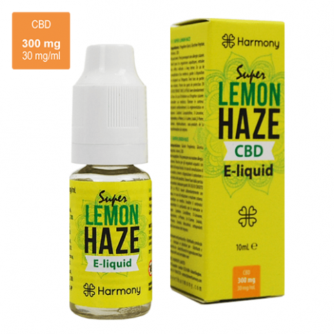 CBD liquid náplň do vape alebo elektronickej cigarety s obsahom CBD, Harmony