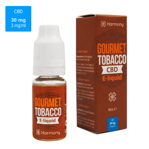 CBD liquid náplň do vape alebo elektronickej cigarety s obsahom CBD, Harmony