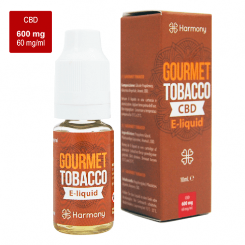 CBD liquid náplň do vape alebo elektronickej cigarety s obsahom CBD, Harmony