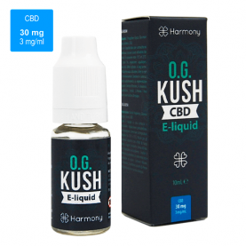 CBD e-liquid náplň do vape a elektronickej cigarety s obsahom CBD, Harmony