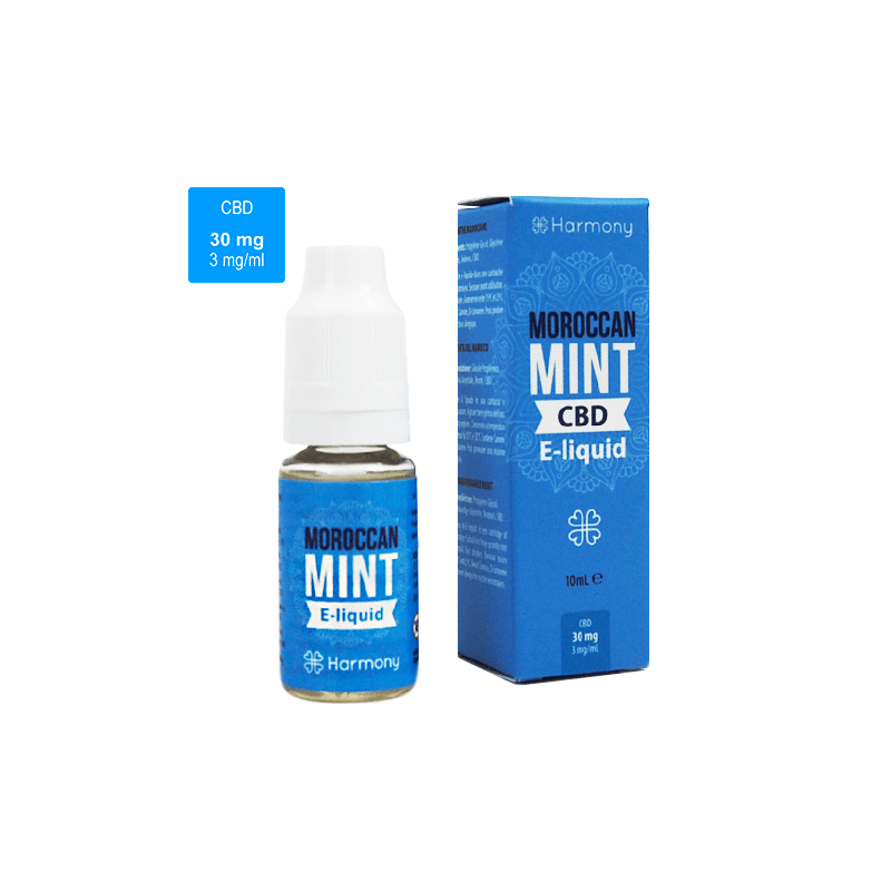 CBD e-liquid náplň do vape a elektronickej cigarety s obsahom CBD, Harmony