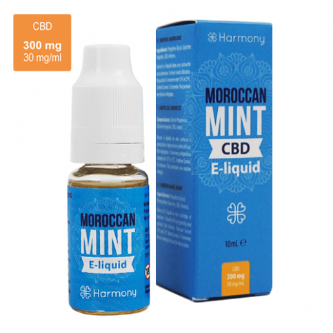 CBD e-liquid náplň do vape a elektronickej cigarety s obsahom CBD, Harmony