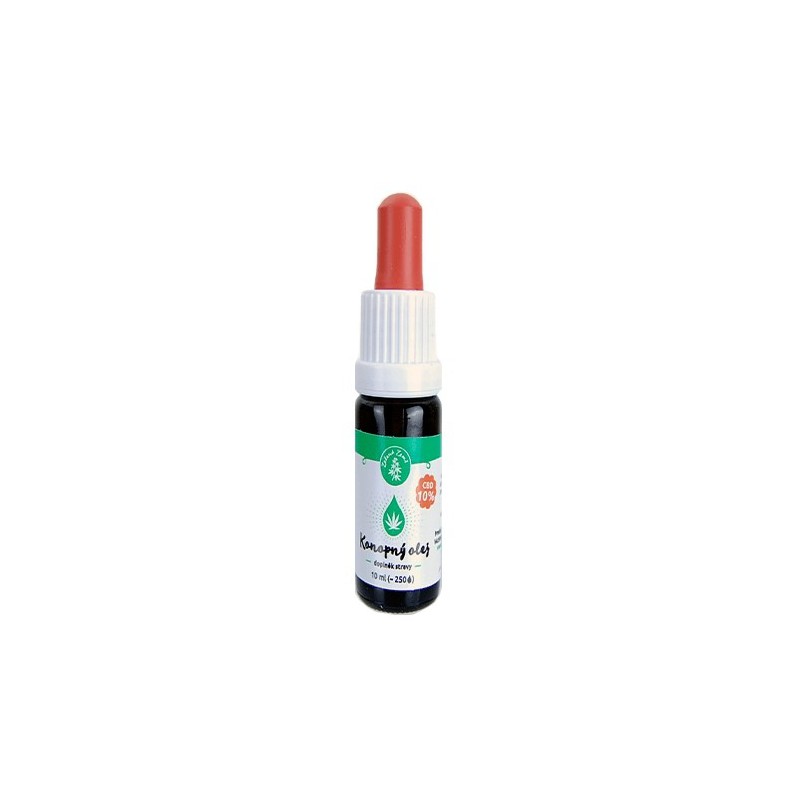 Konopný olej CBD 10% Zelená Země Konopný olej CBD 10% Zelená Země
