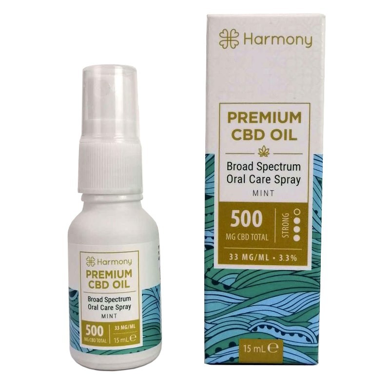 CBD Harmony 15ml spray Mint 500mg