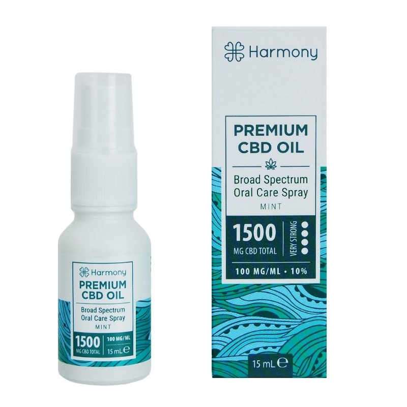 CBD Harmony 15ml spray Mint 1500mg