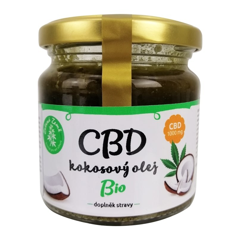 CBD kokosový olej BIO 170 ml